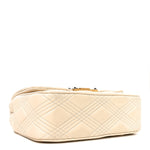 Nappa Quiltie 67 Medium Shoulder Bag Ivory