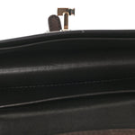 Nubuck Calfskin Sofia E/W Crossbody Wood Brown