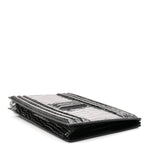 Shiny Porosus Crocodile Lisse Kelly Cadena Clutch Black