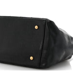 Caviar Quilted Petit Timeless Tote PTT Black