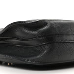 Grained Calfskin Mini Hayley Hobo Black