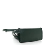 Vegan Leather Small Shopping Bag Dark Olive