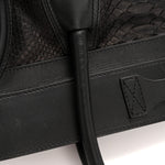Snakeskin Large Luggage Black