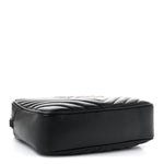 Calfskin Matelasse Monogram Monochrome Lou Camera Bag Black
