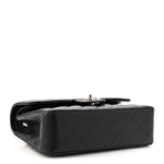 Caviar Quilted Small Double Flap Black