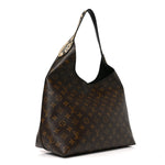 Monogram Snakeskin Flower Hobo