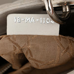 Lambskin Cannage Mini Lady Dior White