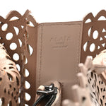 Calfskin Laser Cut Tote Sable