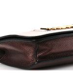 Metallic Calfskin J'Adior Chain Flap Bag Noisette