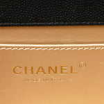 Caviar Quilted Medium Carry Me Top Handle Flap Black