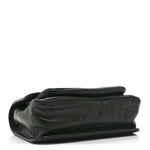 Crinkled Calfskin Matelasse Monogram Baby Niki Chain Satchel Dark Green
