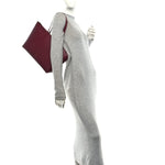 Saffiano Small Shopping Tote Claret