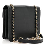 Dollar Calfskin Small Interlocking G Shoulder Bag Black
