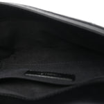 Calfskin Quilted CC Uniform Flap Belt Bag Black