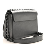 Epi Patent Twist Shoulder Bag MM Anthracite Nacre