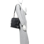 Caviar Triple CC Shoulder Bag Black