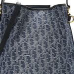 Denim Jacquard Oblique C'est Dior Bucket Bag Blue