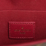 Monogram Pochette Felicie Chain Wallet Fuchsia