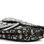 Oblique Mini Saddle Bag Blue