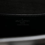 Epi Monogram Spaceship Embossed Twist Shoulder Bag PM Black