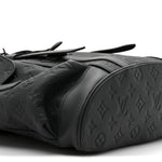Taurillon Monogram Christopher MM Backpack Black