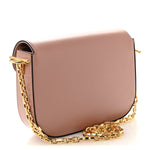 Azalea Calfskin Crystal GG Monogram Mini Horsebit 1955 Shoulder Bag Dusty Rose