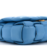 Lambskin Maxi Intreccio Padded Chain Cassette Crossbody Bag Swimming Pool