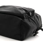 Re-Nylon Saffiano Zip Backpack Black