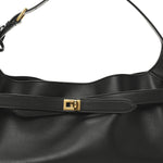 Smooth Calfskin Small Bel Air Shoulder Bag Black