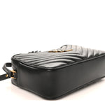 Calfskin Matelasse Monogram Lou Camera Bag Black