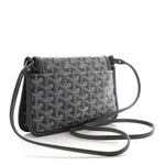 Goyardine Plumet Wallet Clutch Grey