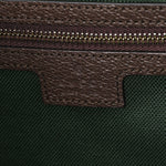 GG Supreme Monogram Textured Calfskin Web Small Ophidia Shoulder Tote Bag Beige Ebony New Acero