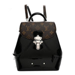 Patent Monogram Hot Springs Backpack Black