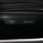 Drummed Calfskin Micro Luggage Black