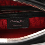Lambskin Cannage Medium Lady Dior Black