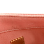 Velvet Quilted Mini Flap Pink