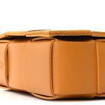 Lambskin Maxi Intrecciato Small Cassette Crossbody Bag Clay