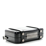 X RIMOWA Aluminum Personal Clutch On Strap Black