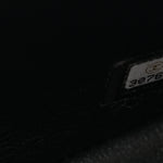 Lambskin Quilted Mini Rectangular Flap Black