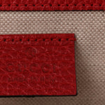 Dollar Calfskin Swarovski Crystal Small Dionysus Shoulder Bag Hibiscus Red