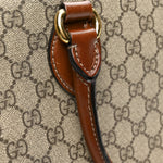 GG Supreme Monogram Small Zip Top Tote Beige Tuscany