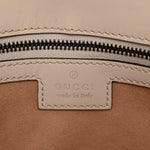 Calfskin Matelasse Small GG Marmont Shoulder Bag White