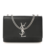 Grain De Poudre Small Monogram Kate Satchel Black