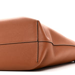 Grained Calfskin Triomphe Medium Cabas Anais Tan