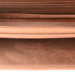 Calfskin Quilted Boy Square Wallet on Chain WOC Brown