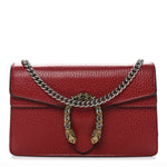 Calfskin Super Mini Dionysus Shoulder Bag Hibiscus Red