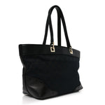 Monogram Large Punch Tote Black