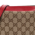 Monogram Mini Bree Messenger Bag Red