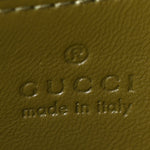 Lambskin Embossed Mini GG Milano Top Handle Shoulder Bag Green
