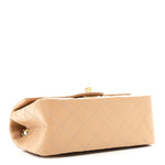 Aged Calfskin Quilted 2.55 Reissue Mini Flap Beige